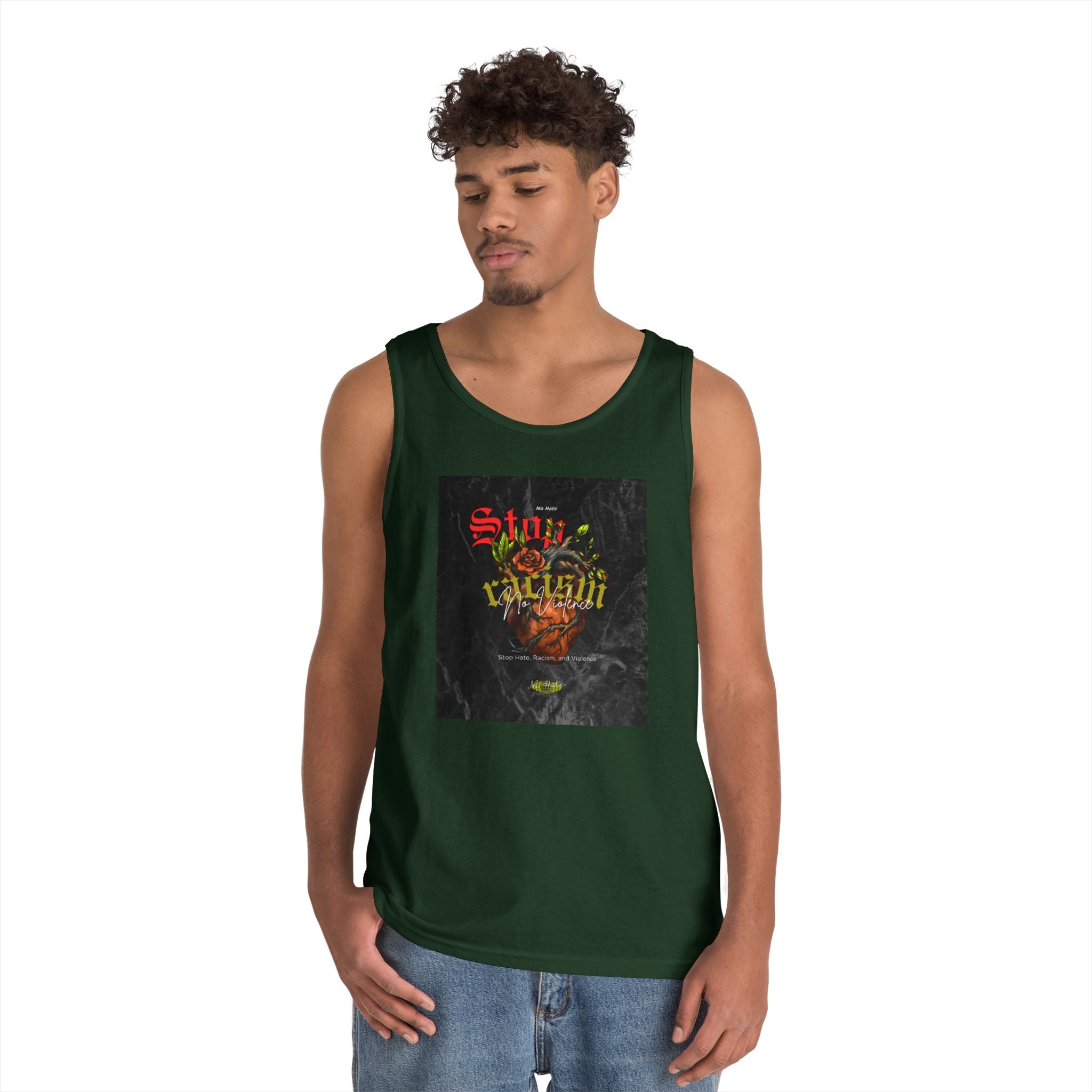 Skull & Crown Graphic Tank Top — Vintage Gothic Streetwear