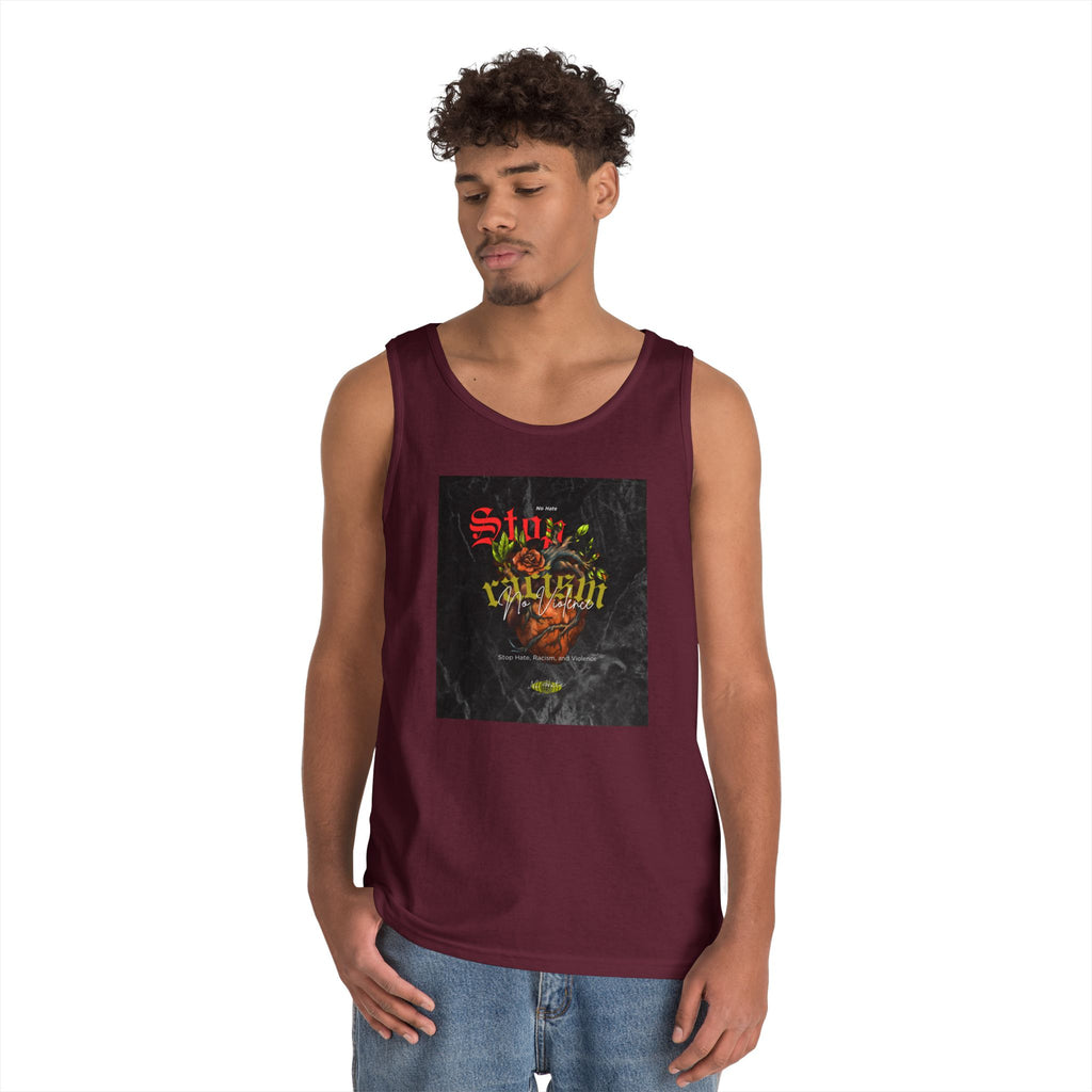 Skull & Crown Graphic Tank Top — Vintage Gothic Streetwear