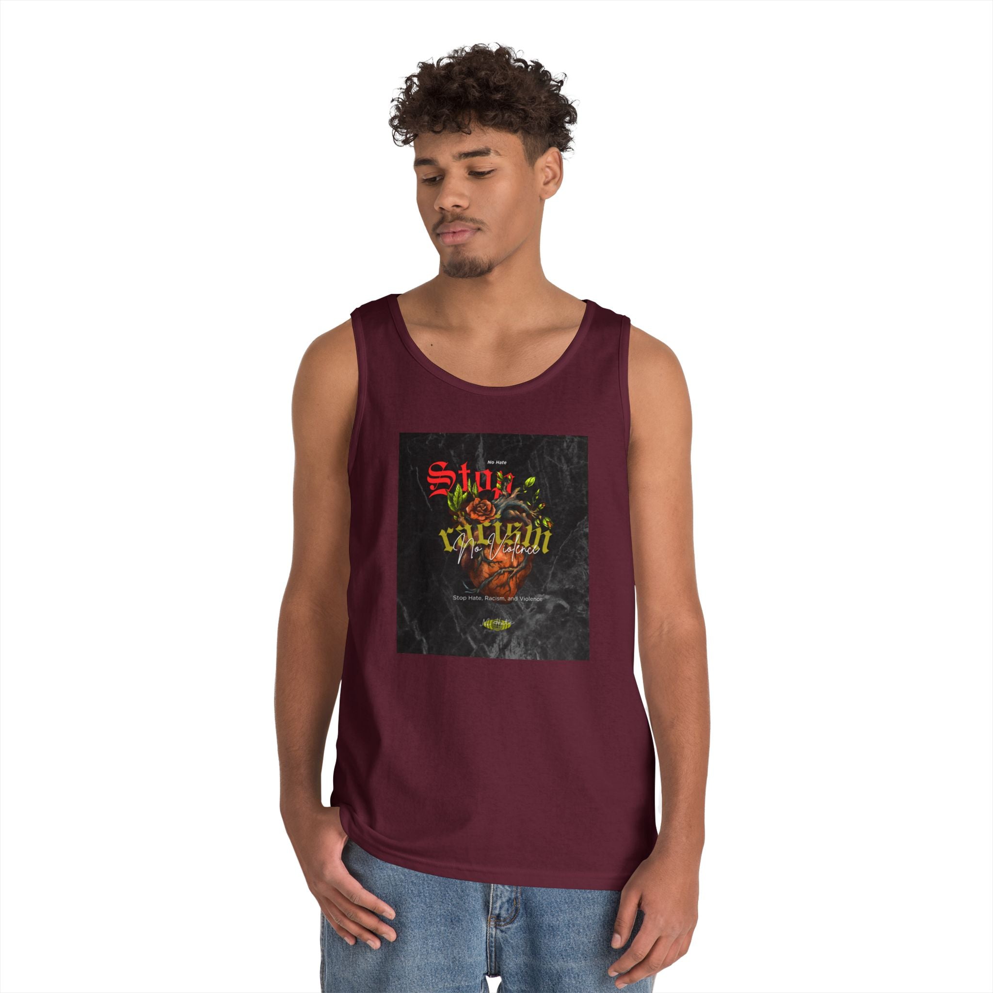 Skull & Crown Graphic Tank Top — Vintage Gothic Streetwear