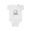 Baby Bodysuit — Cute Cat Rainbow Design "Stop Hiss, Meow and Violence"