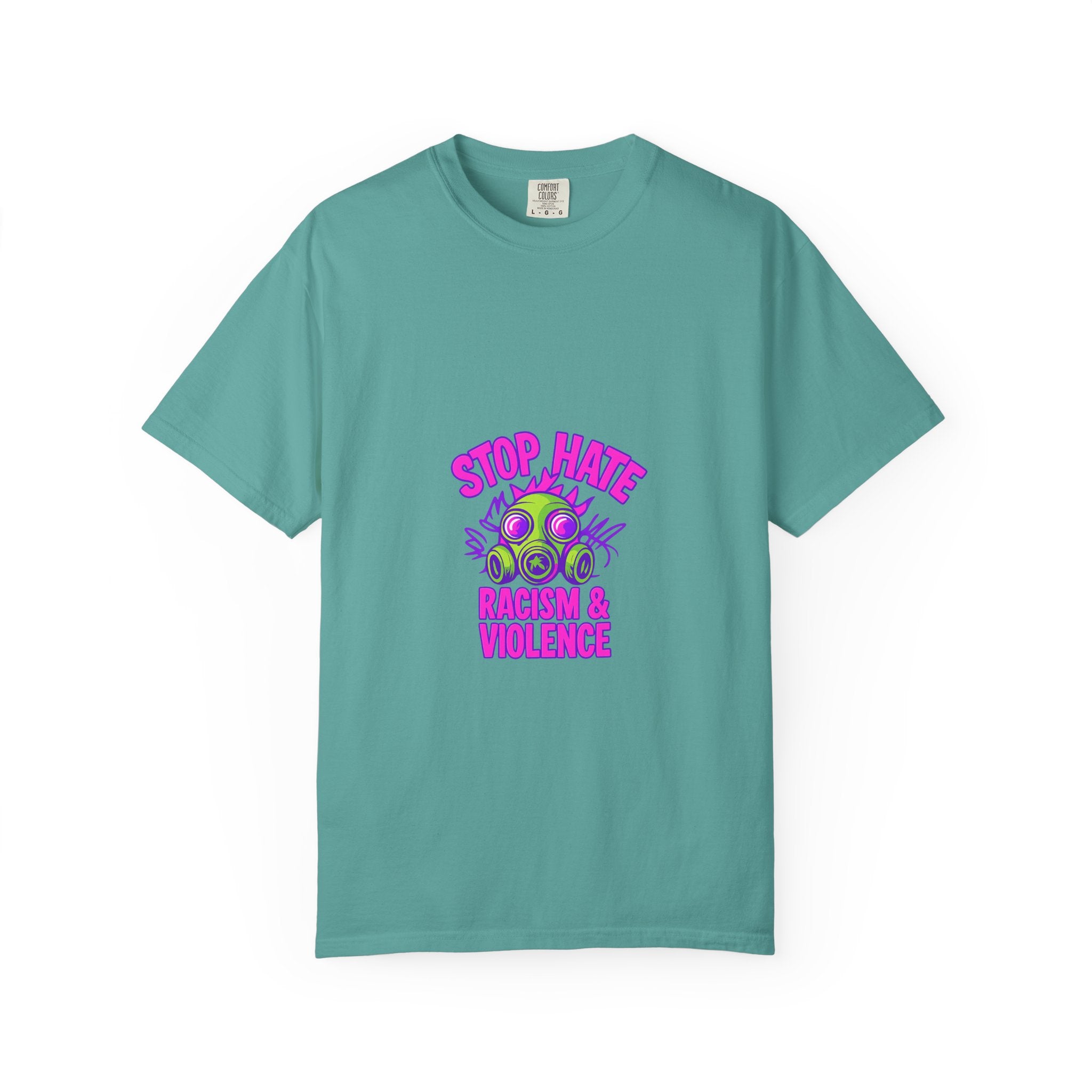 Stop Hate Racing & Violence T-Shirt — Anti-Hate Graphic Tee