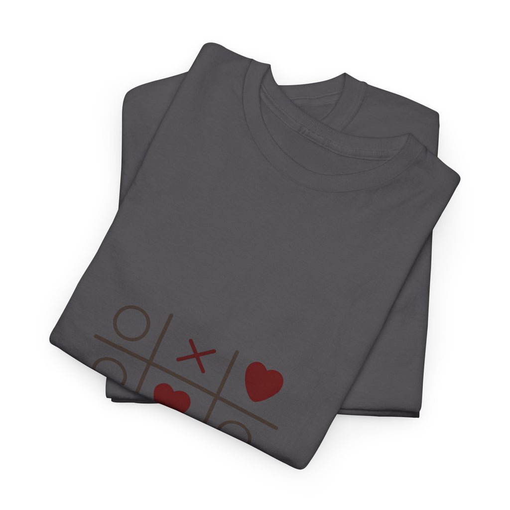 Tic Tac Toe Hearts T-Shirt — Cute Valentine’s Day Graphic Tee
