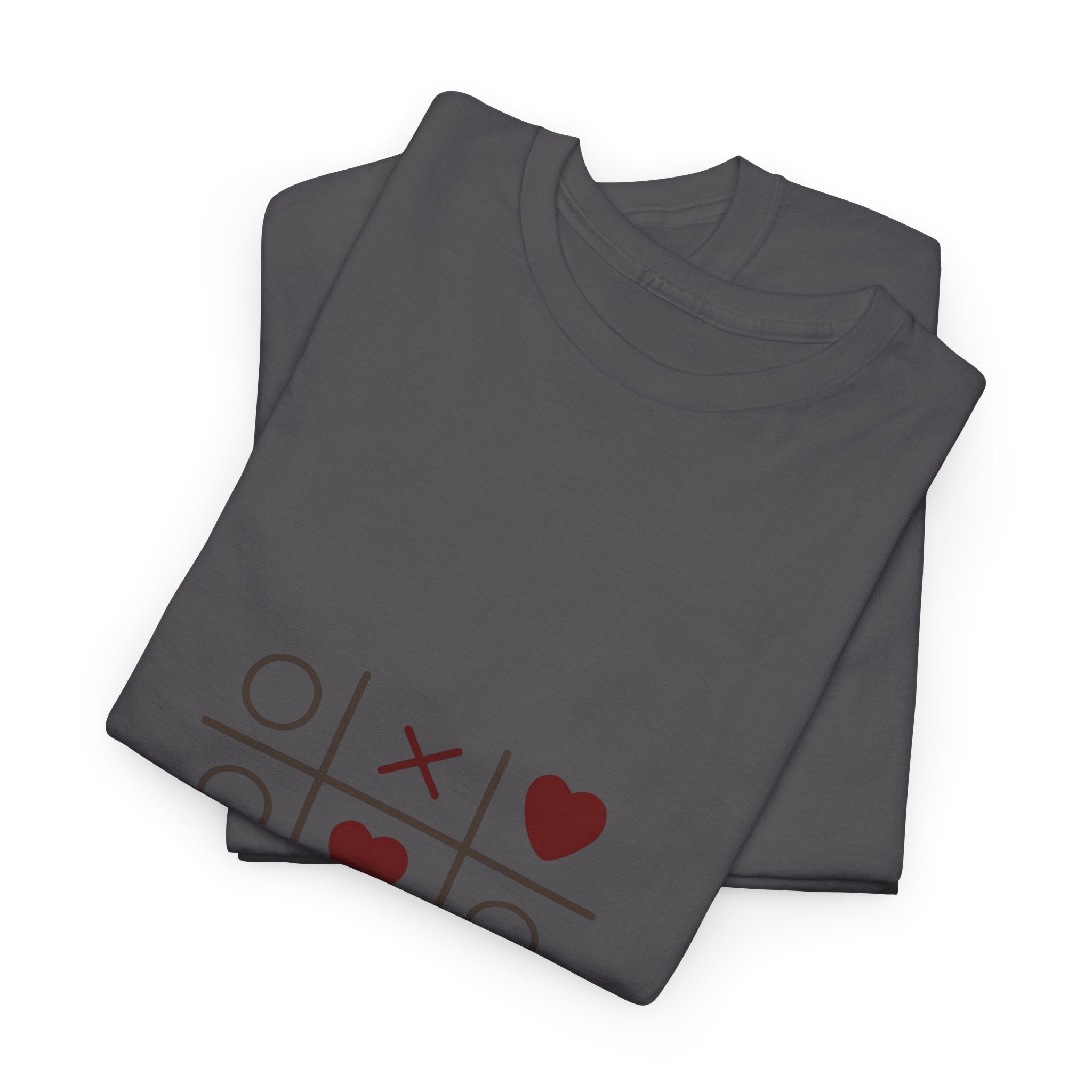 Tic Tac Toe Hearts T-Shirt — Cute Valentine’s Day Graphic Tee