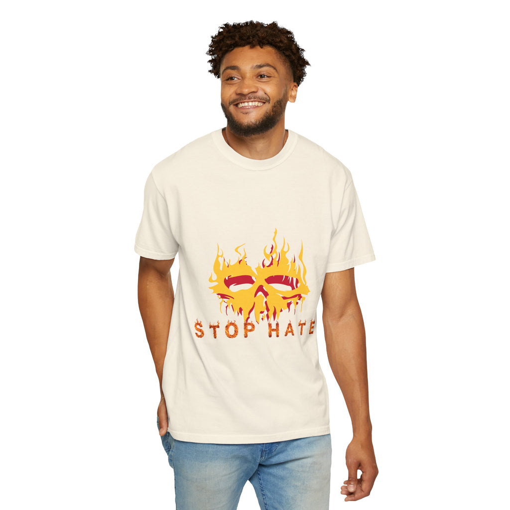 Stop Hate Flame Mask T-Shirt