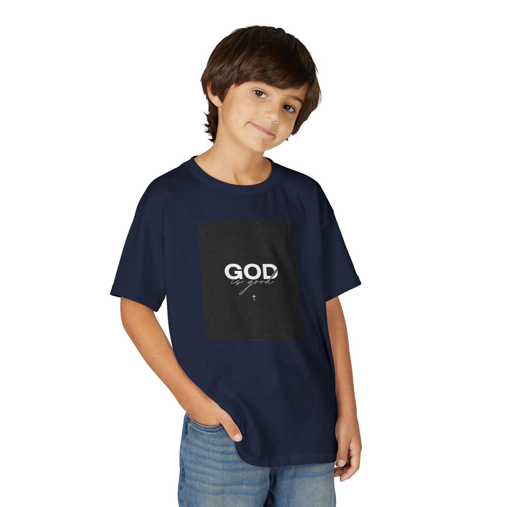 Youth T-Shirt — "GOD" Script Logo Graphic Tee
