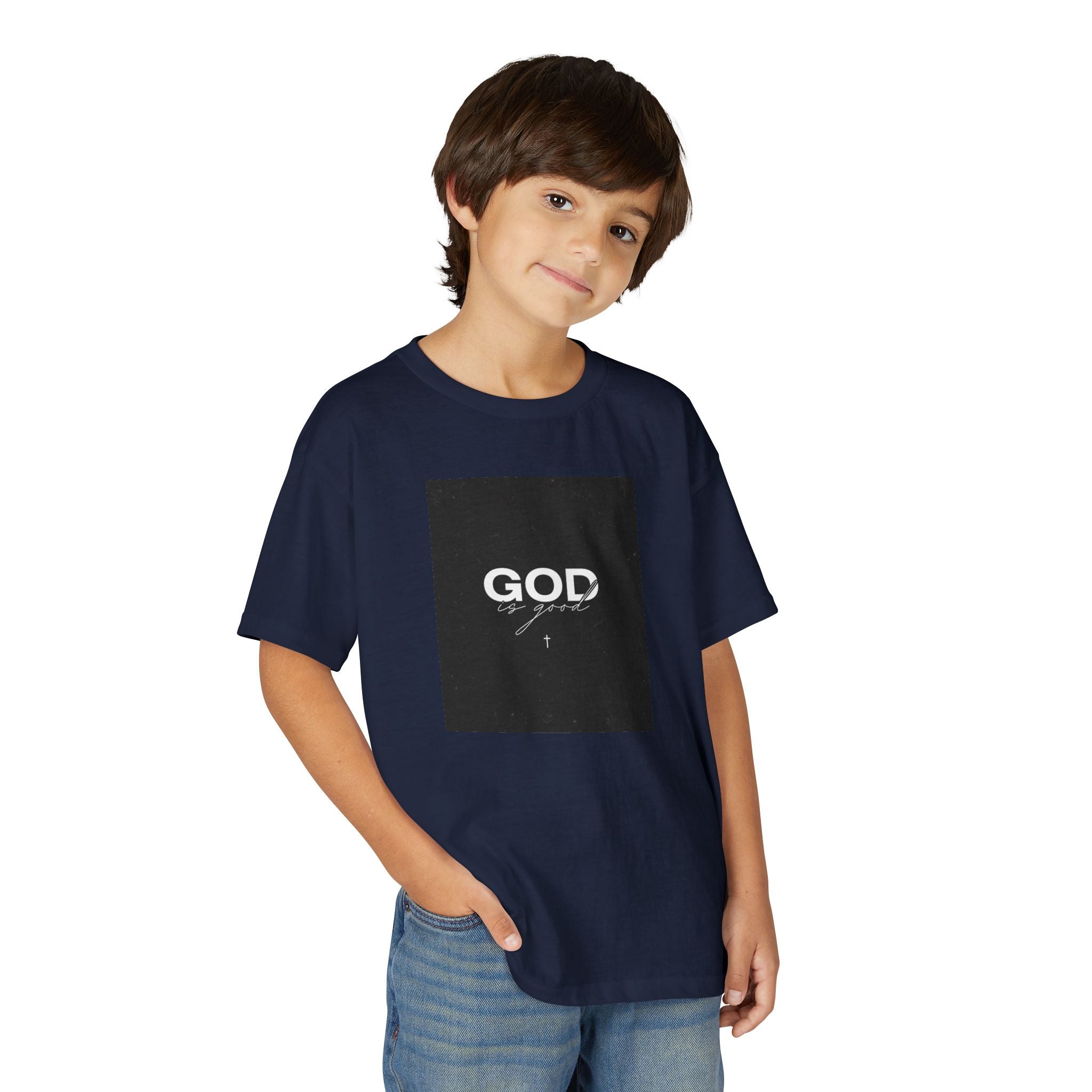 Youth T-Shirt — "GOD" Script Logo Graphic Tee