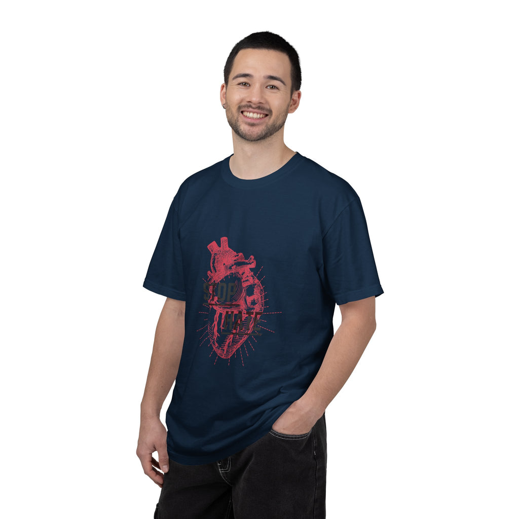 Stop Hate Heart T-Shirt — Anti-Hate Graphic Tee