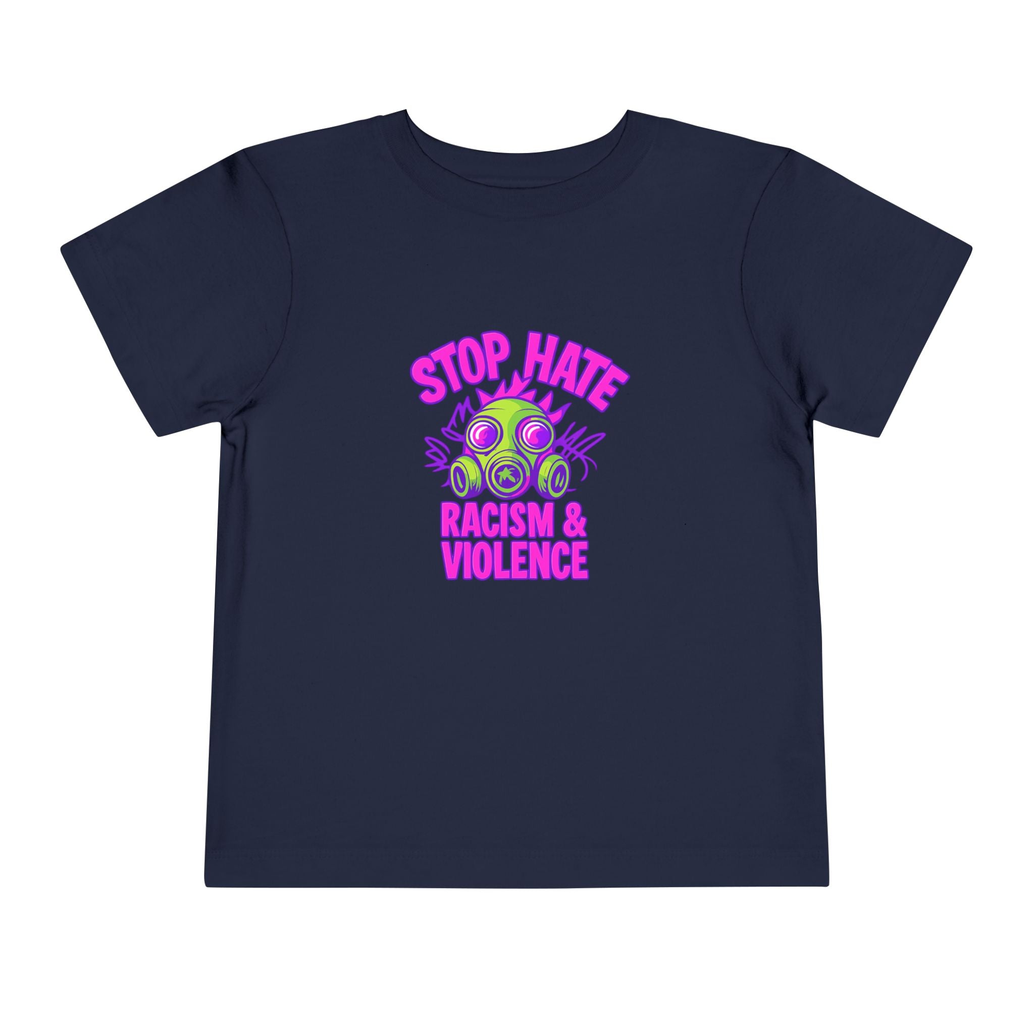 Stop Hate Toddler Tee – "Stop Hate Racism & Violence" Graphic