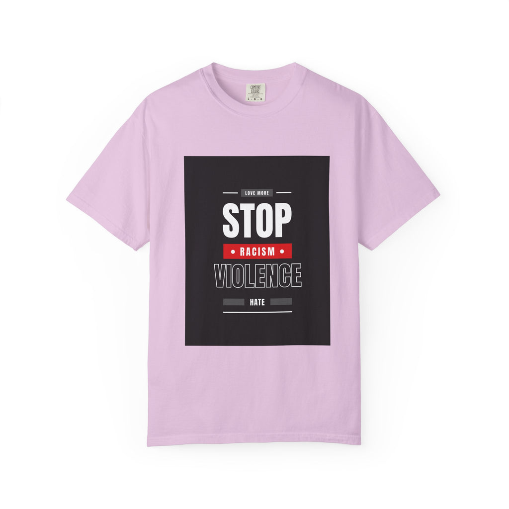 Stop Racism Stop Violence T-Shirt — Anti-Racism Protest Tee
