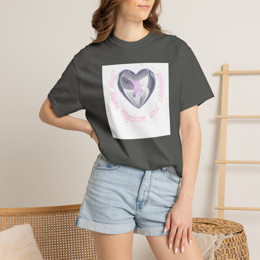 Heart Butterfly Tee — "Love, Hope, Passion and Patience" Graphic T-Shirt