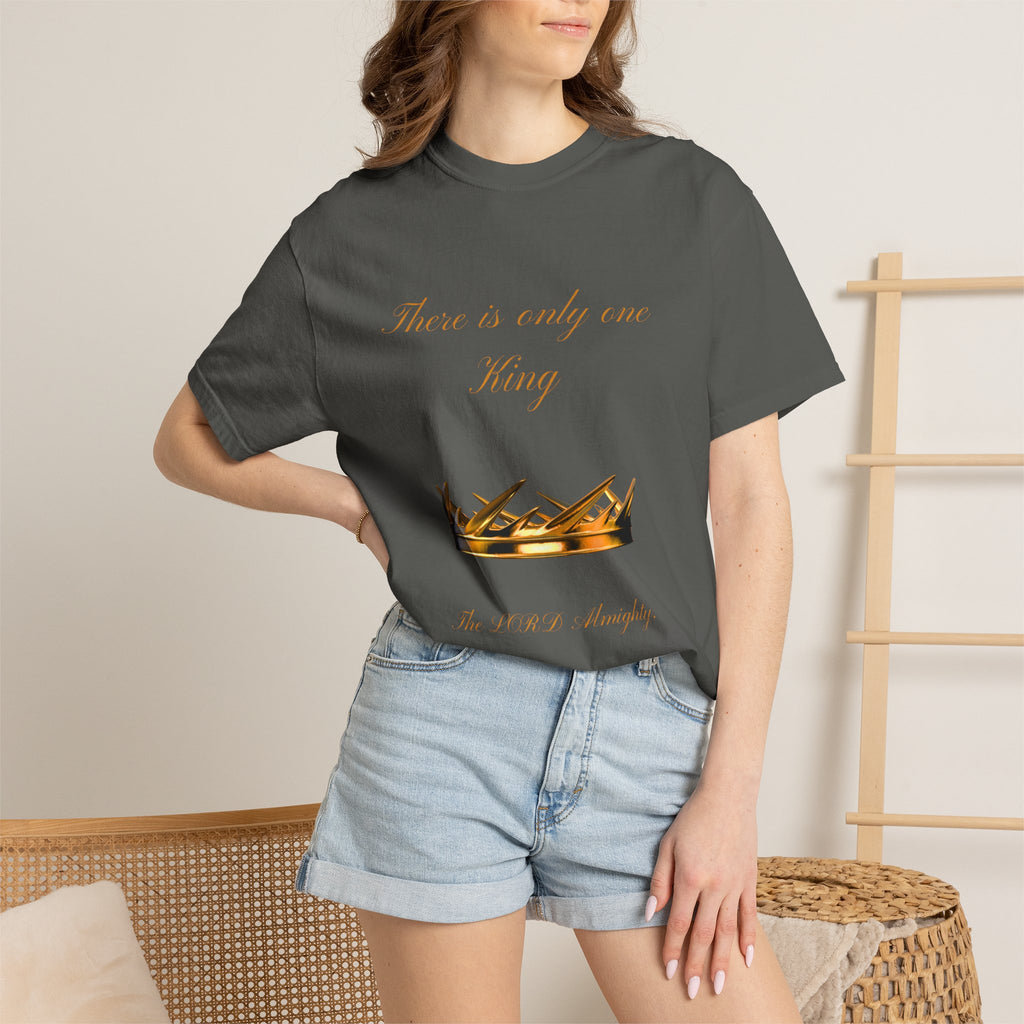 King Crown Graphic T-Shirt — "There is only one King" Casual Streetwear