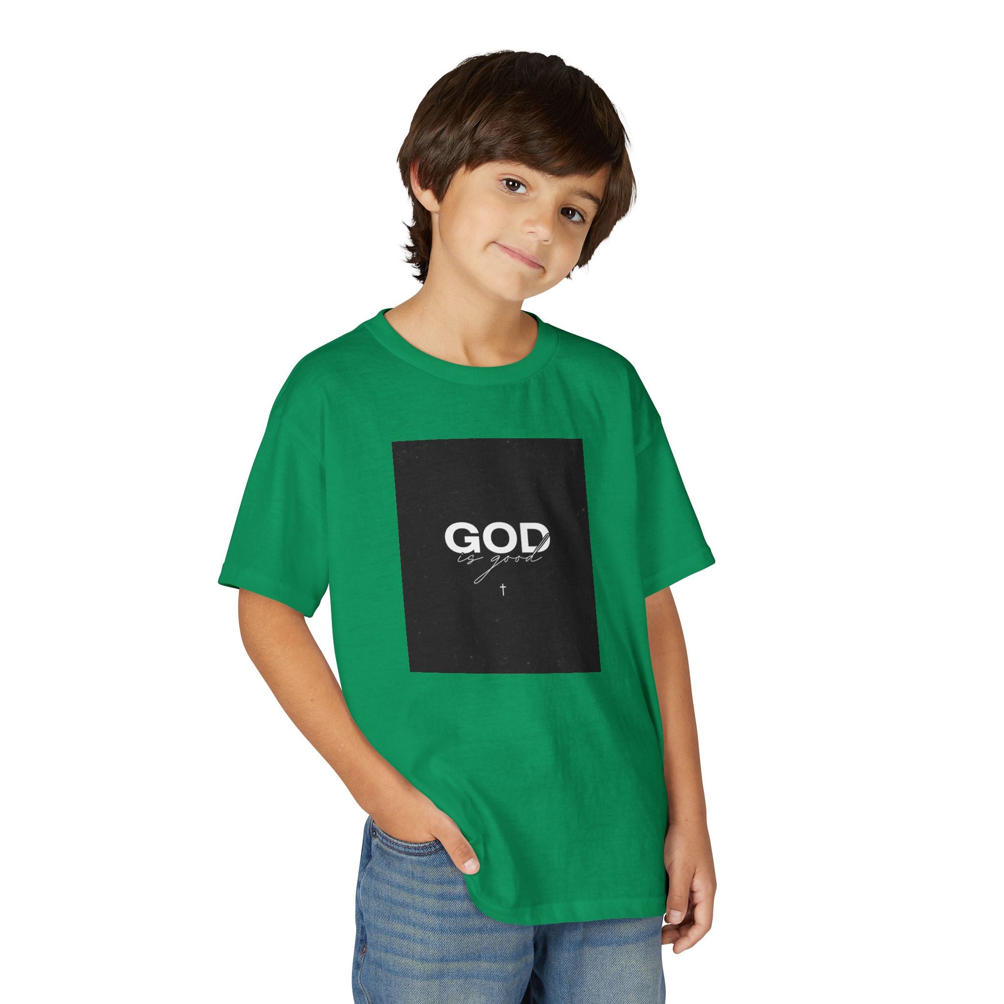 Youth T-Shirt — "GOD" Script Logo Graphic Tee