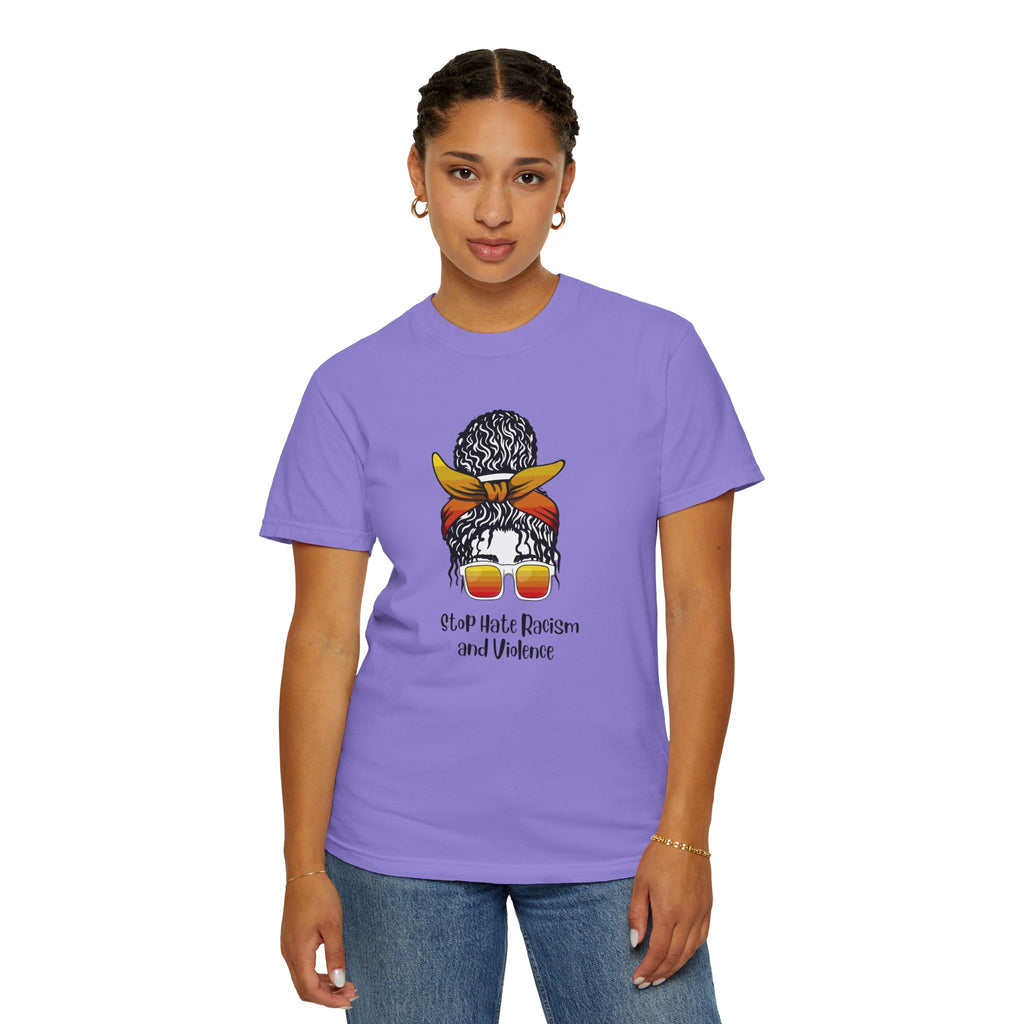 Stop Hate Racism and Violence T-Shirt — Empowering Anti-Racism Graphic Tee