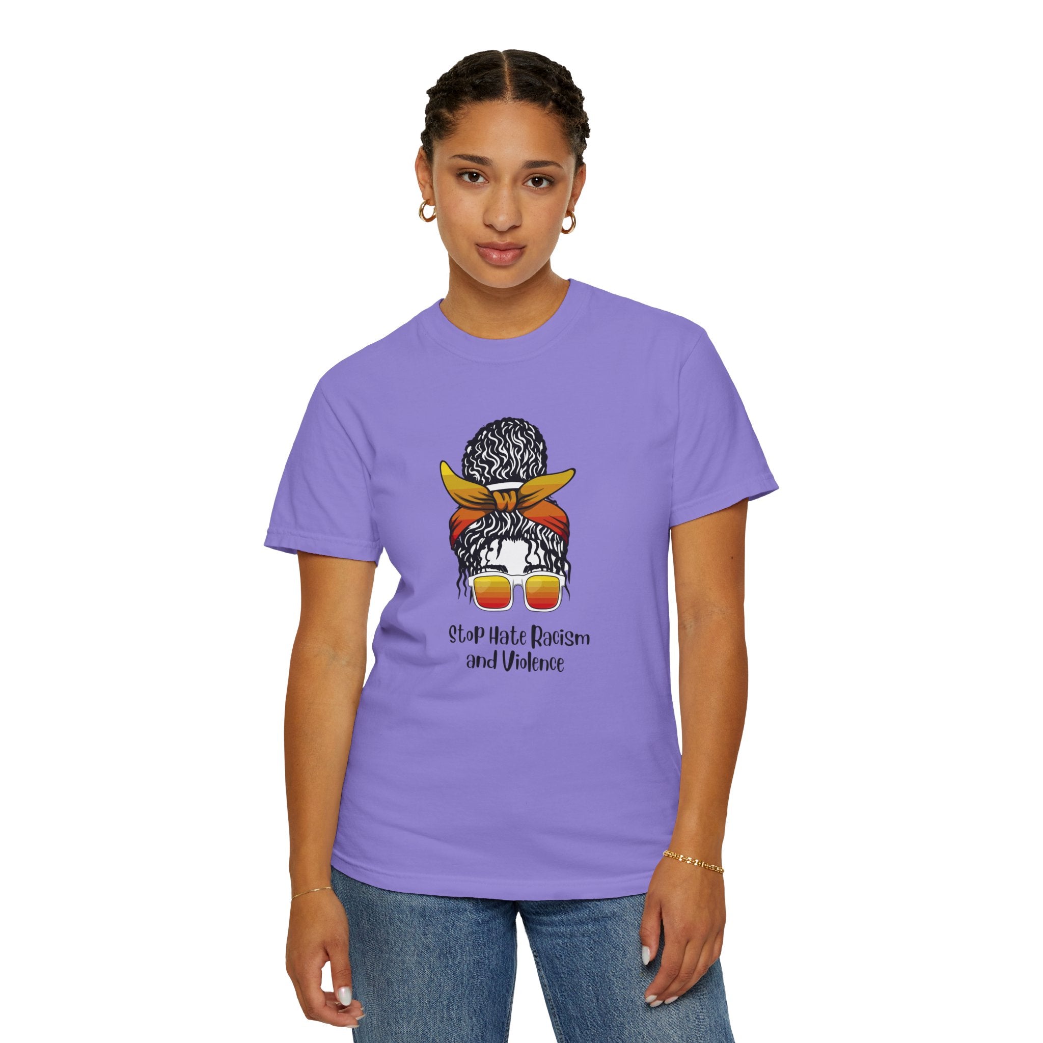 Stop Hate Racism and Violence T-Shirt — Empowering Anti-Racism Graphic Tee