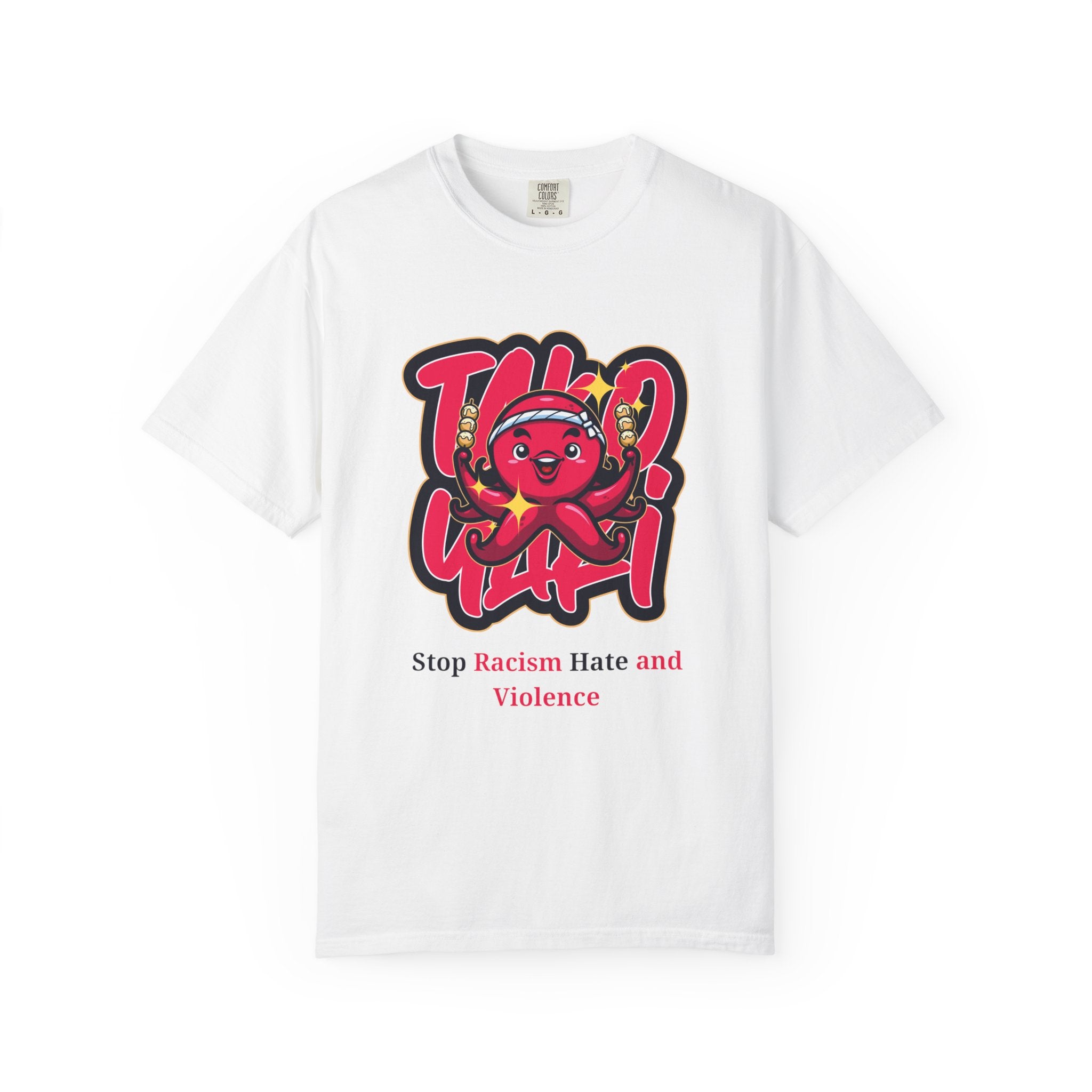 Stop Racism Octopus T-Shirt — Anti-Racism Message Tee