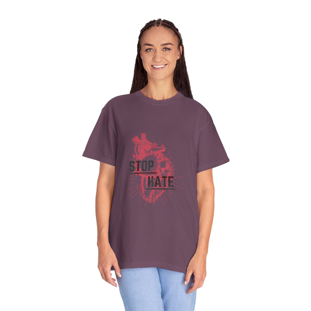 Stop Hate Heart T-Shirt — Anti-Hate Graphic Tee