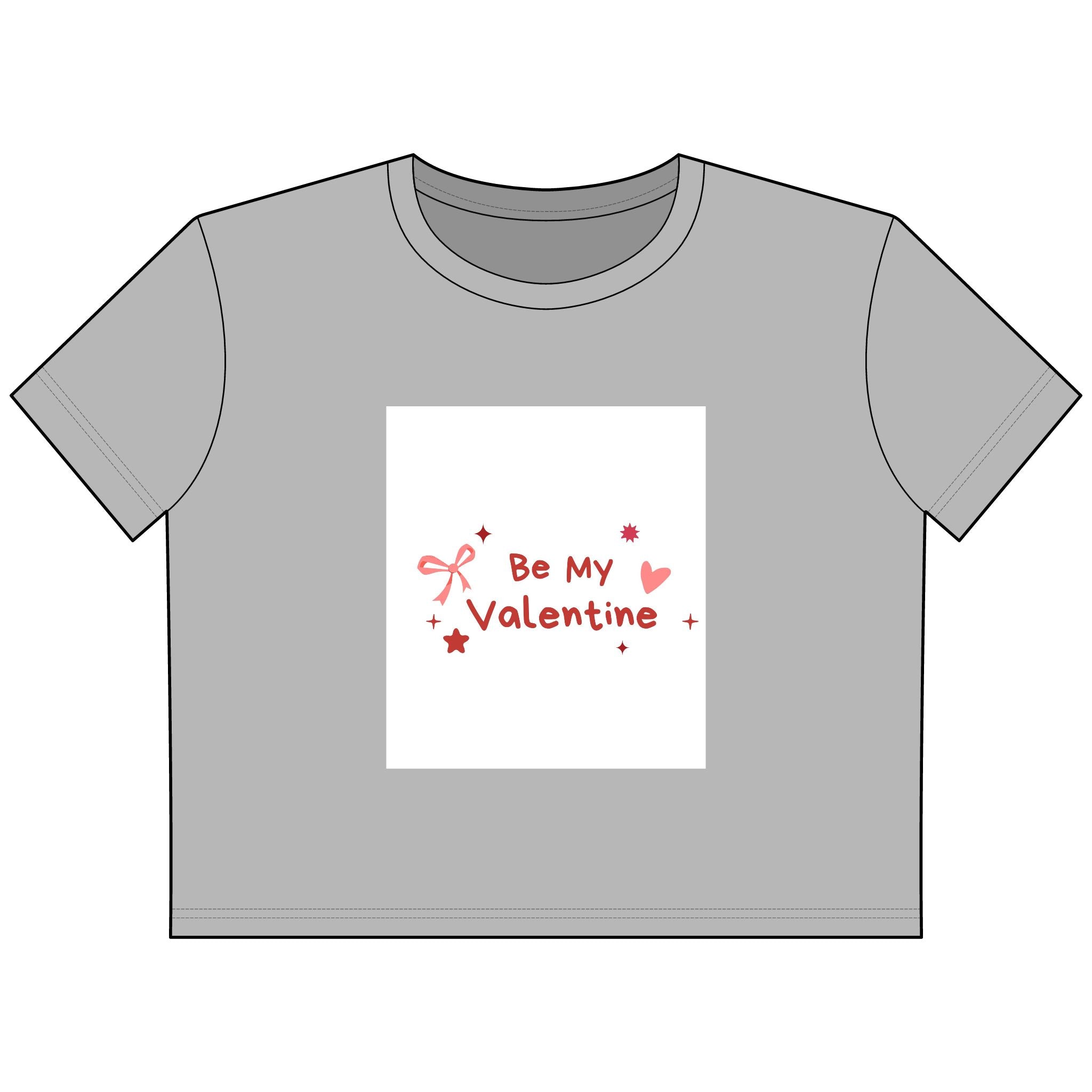 Be My Valentine Cropped Tee
