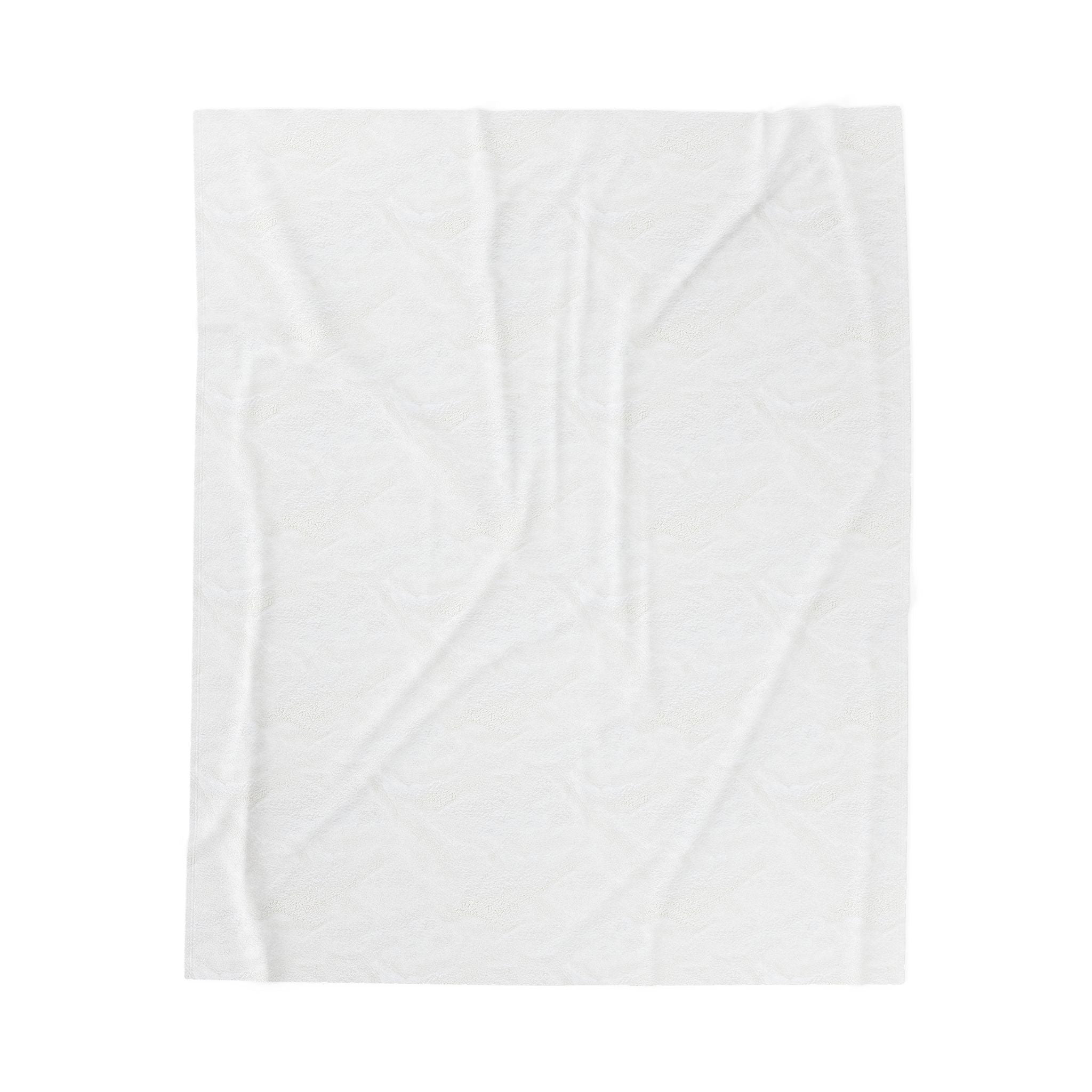 Velveteen Plush Blanket — "Stop Hate Racism" Colorful Graffiti Anti-Racism Throw