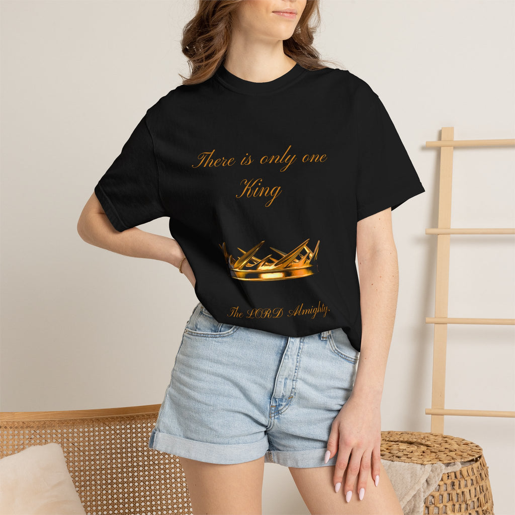 King Crown Graphic T-Shirt — "There is only one King" Casual Streetwear