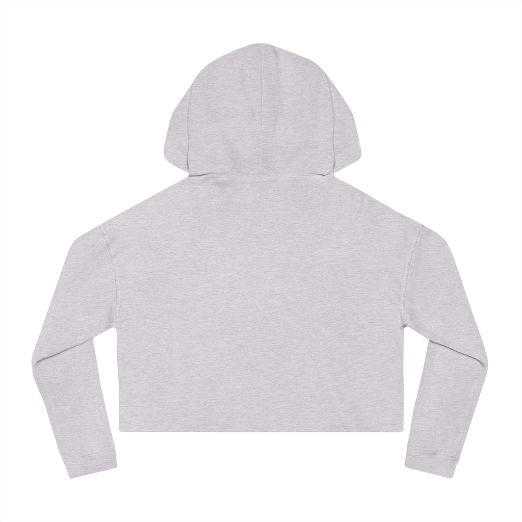 Cropped Hoodie — 'Power In The Name Of Jesus' Christian Faith Sweatshirt