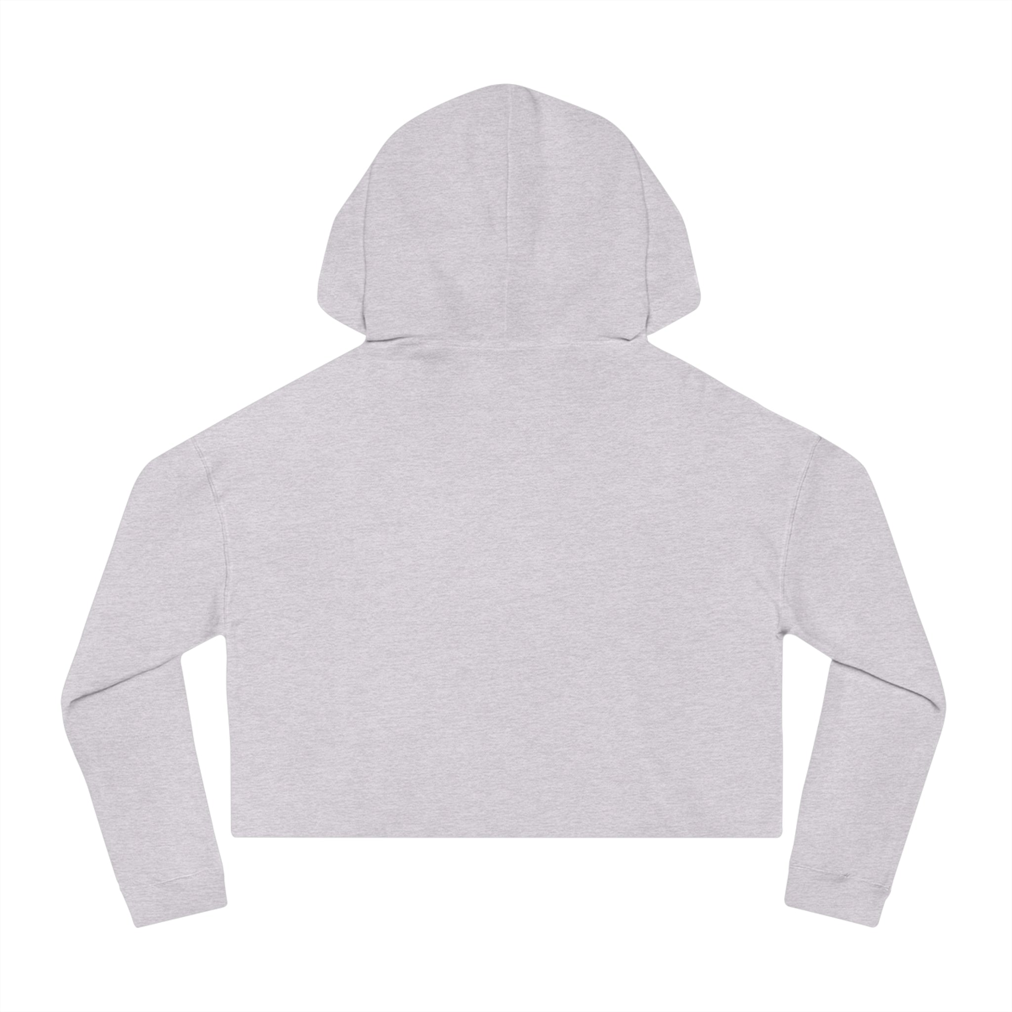 Cropped Hoodie — 'Power In The Name Of Jesus' Christian Faith Sweatshirt