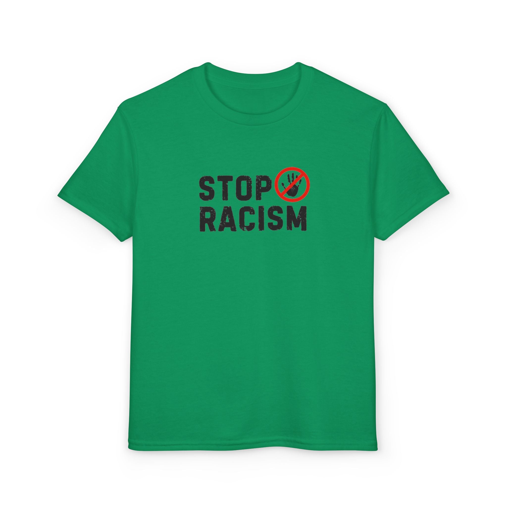 Youth T-Shirt — "Stop Racism" Anti-Racism Graphic Tee